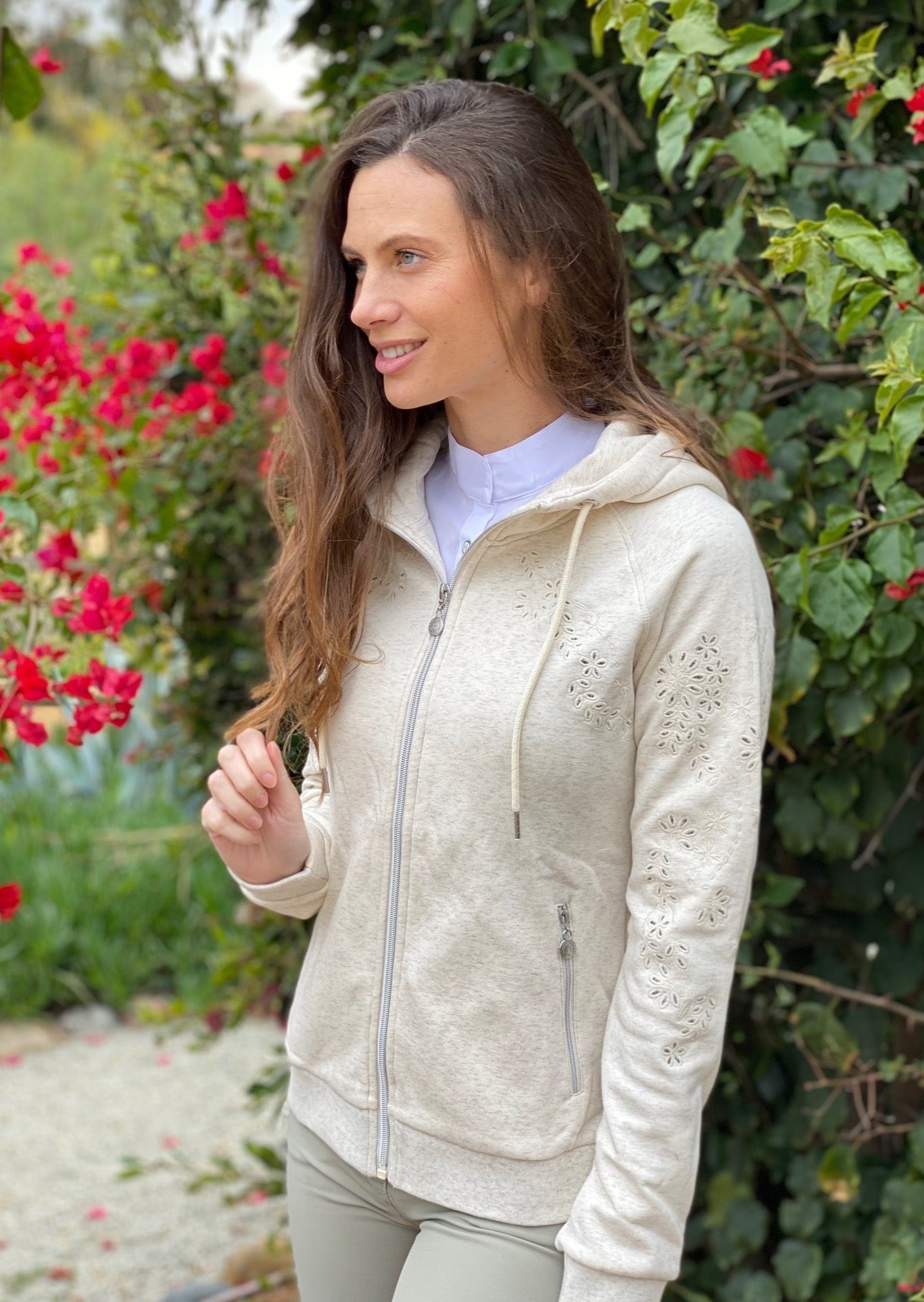 Harcour USA - Sweet Front Zip Sweatshirt Hoodie