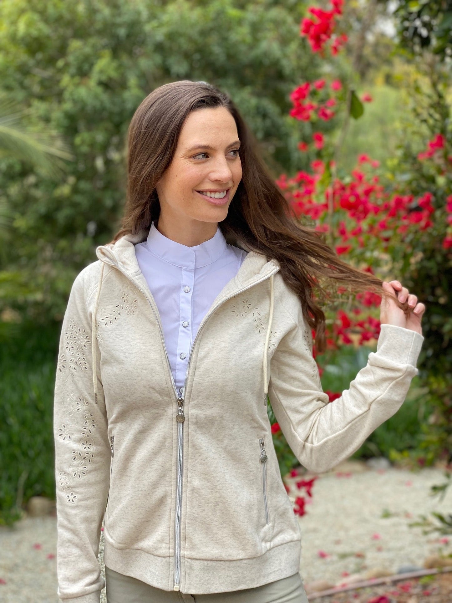 Harcour USA - Sweet Front Zip Sweatshirt Hoodie