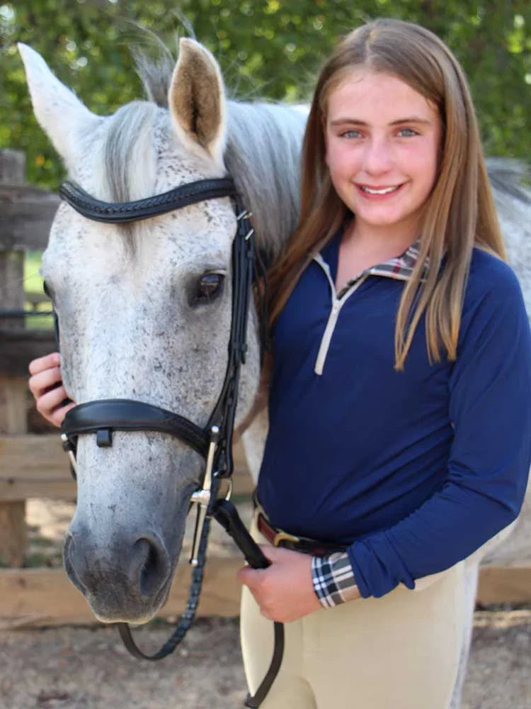 Grewal Equestrian - Wicker Braided Monocrown Bridle