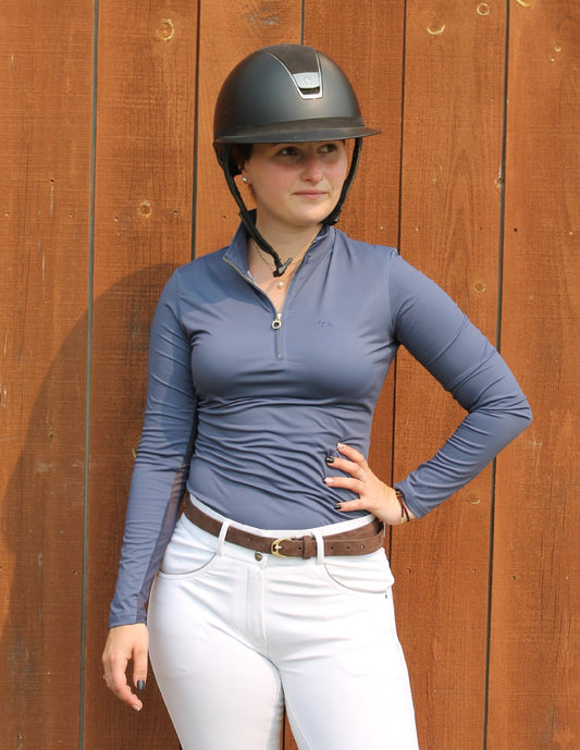 The Proper Fox - Solid Blue Sunshirt