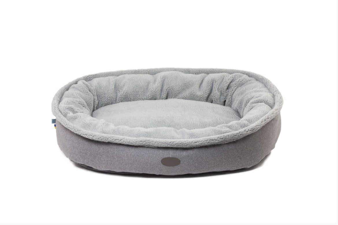 Chester & Lee Furry Bagel Dog Bed