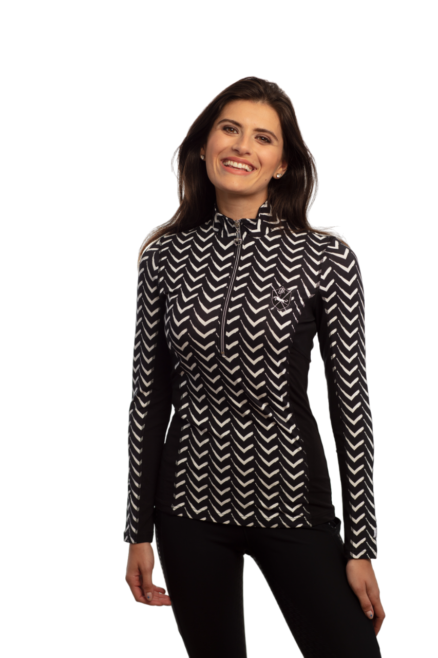 Goode Rider - Ideal Show Shirt (Long Sleeve) - Black Print