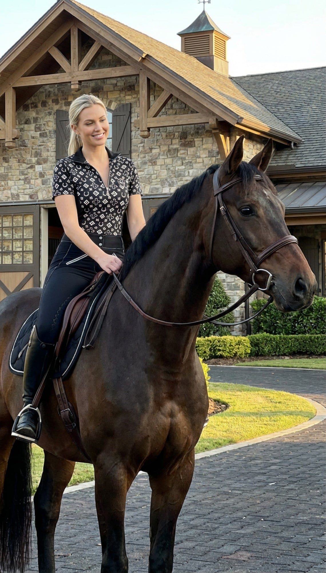 Goode Rider - Ideal Show Shirt '26 - Black Equestrian