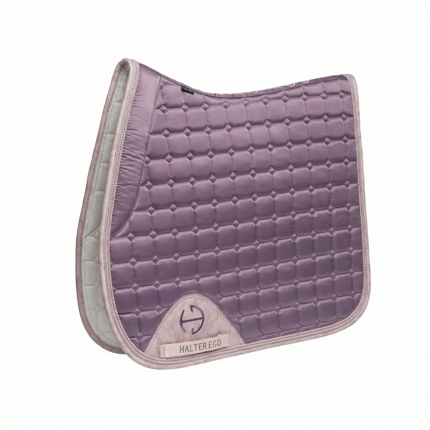Halter Ego - Romance Collection Satin Classic Jump Saddle Pad - Orchid Mist