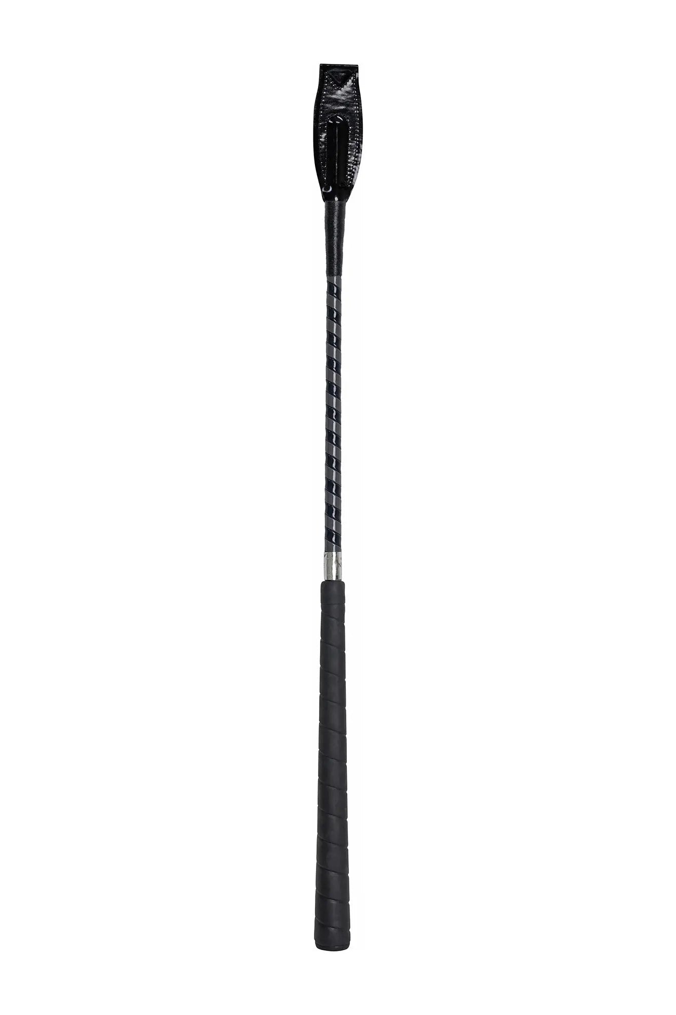 Huntley Equestrian - Jumper Whip-24" Two Tone Patent Cover, Various Color Combinations