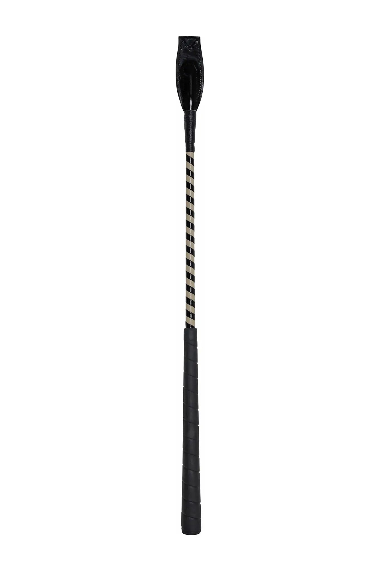 Huntley Equestrian - Jumper Whip-24" Two Tone Patent Cover, Various Color Combinations