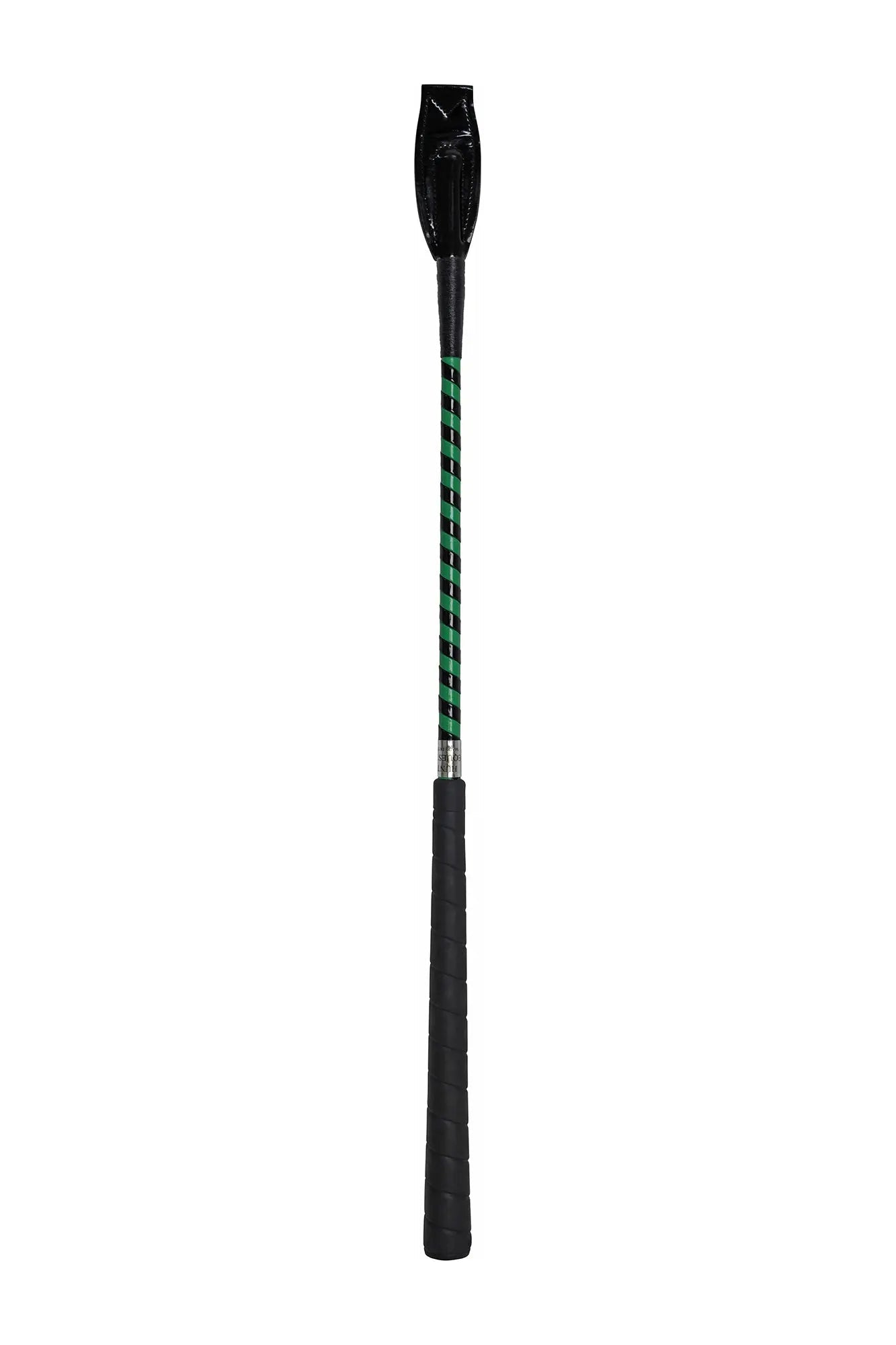 Huntley Equestrian - Jumper Whip-24" Two Tone Patent Cover, Various Color Combinations