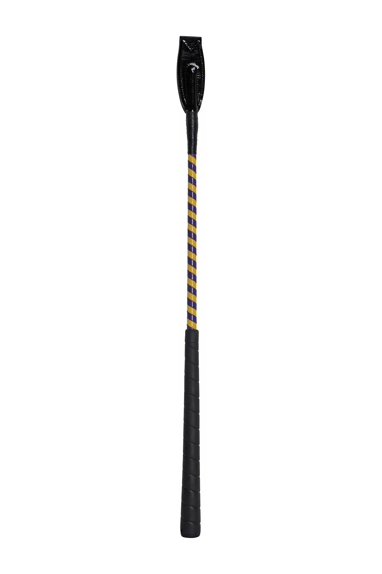 Huntley Equestrian - Jumper Whip-24" Two Tone Patent Cover, Various Color Combinations