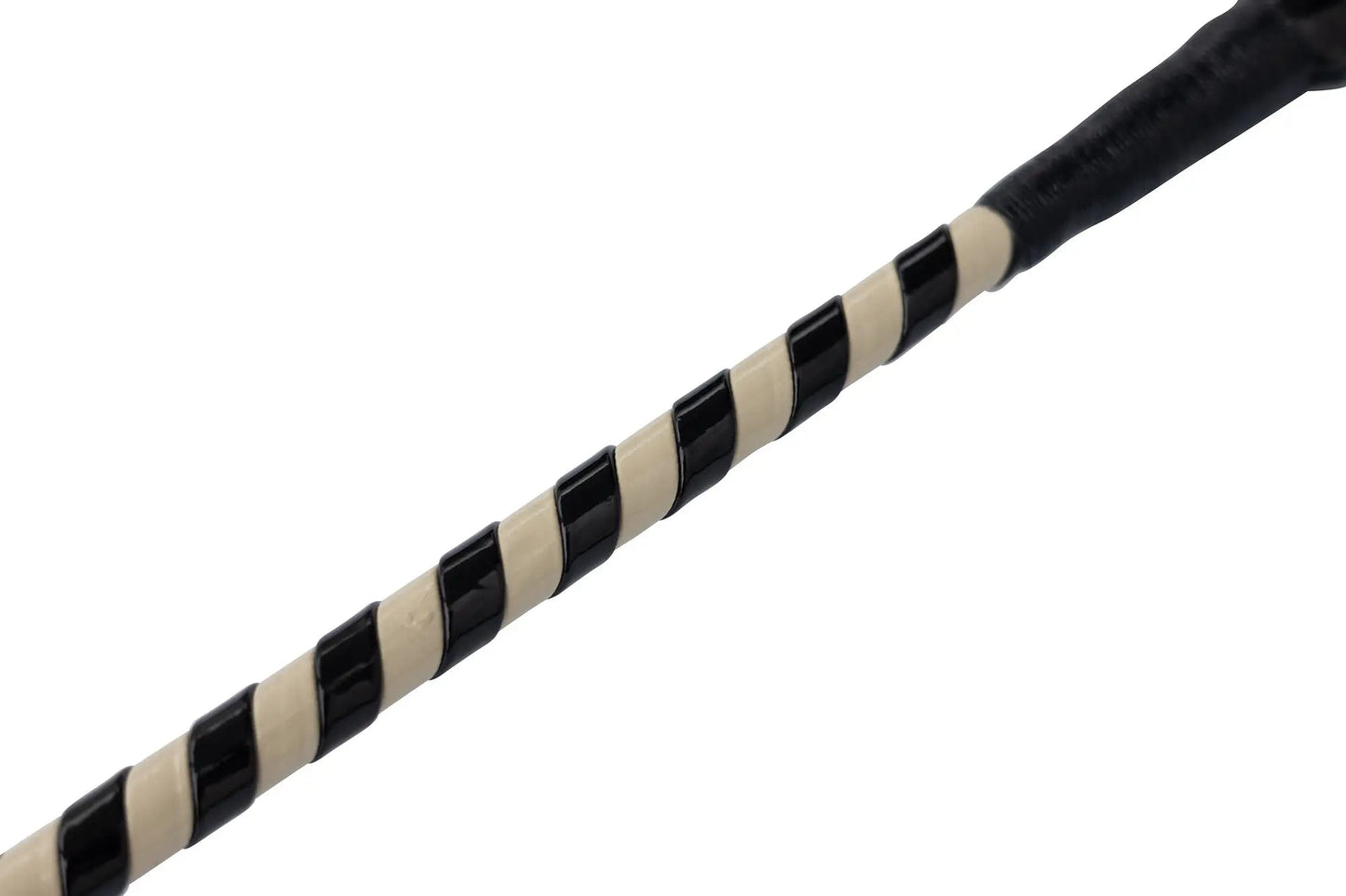 Huntley Equestrian - Jumper Whip-24" Two Tone Patent Cover, Various Color Combinations