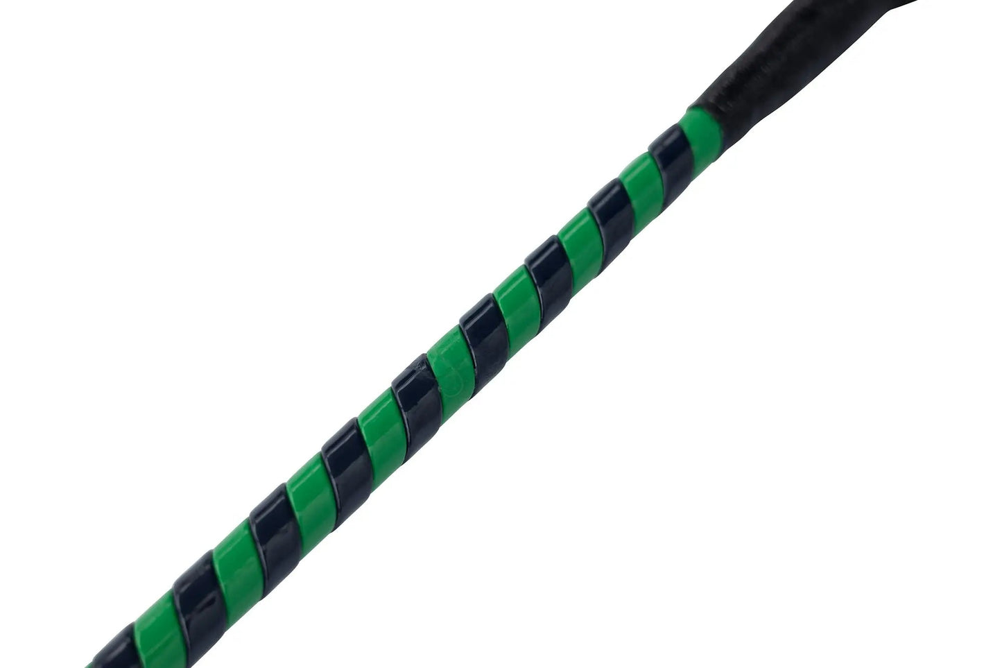 Huntley Equestrian - Jumper Whip-24" Two Tone Patent Cover, Various Color Combinations