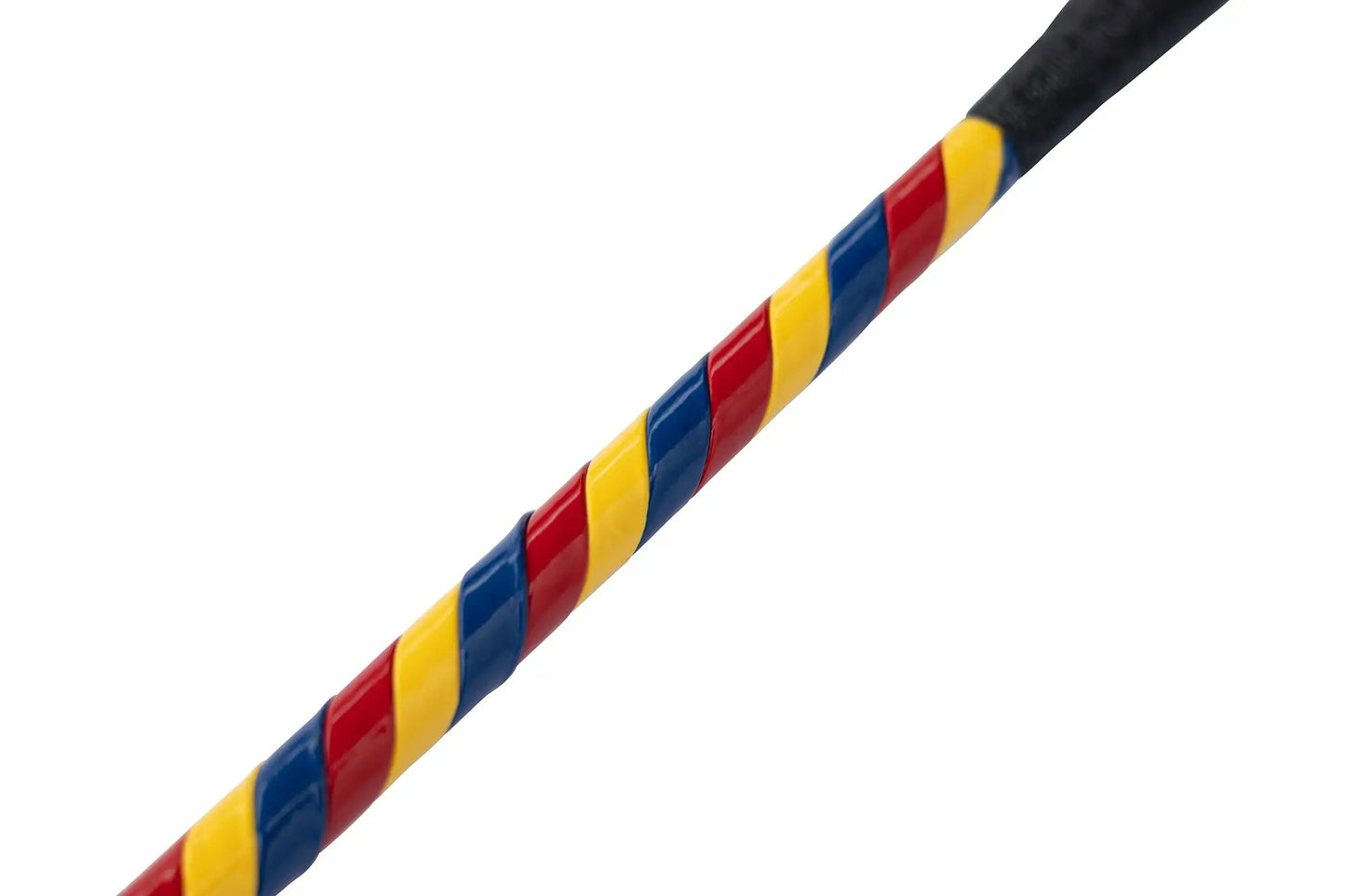 Huntley Equestrian - Jumper Whip-24" Two Tone Patent Cover, Various Color Combinations