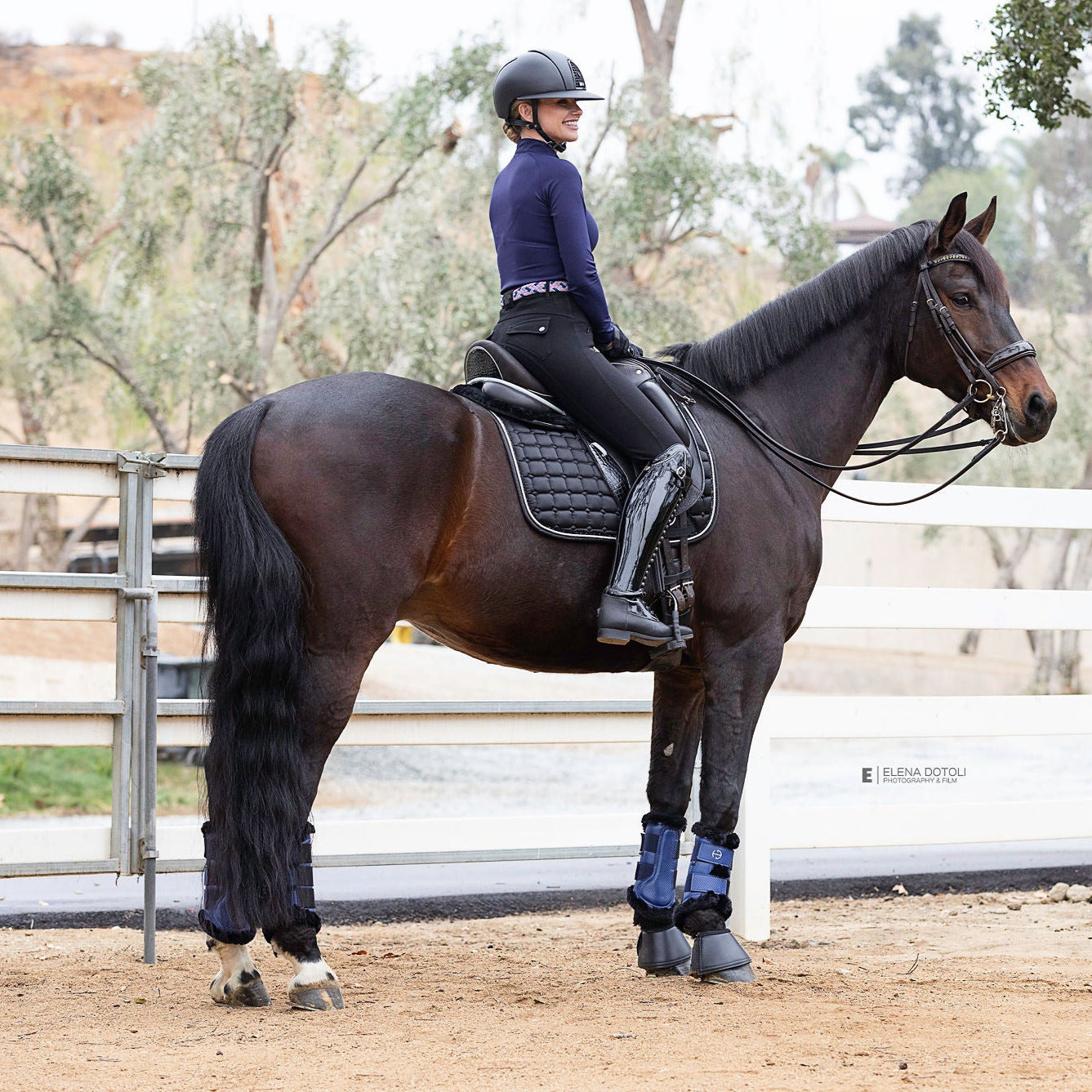 Halter Ego - Brushing Boots - Royal Blue