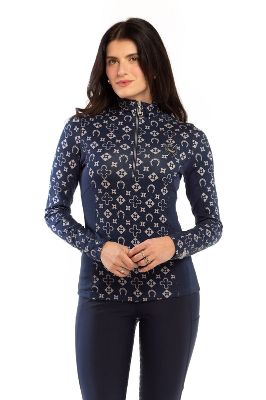 Goode Rider - Ideal Show Shirt (Long Sleeve) - Equestrian Print