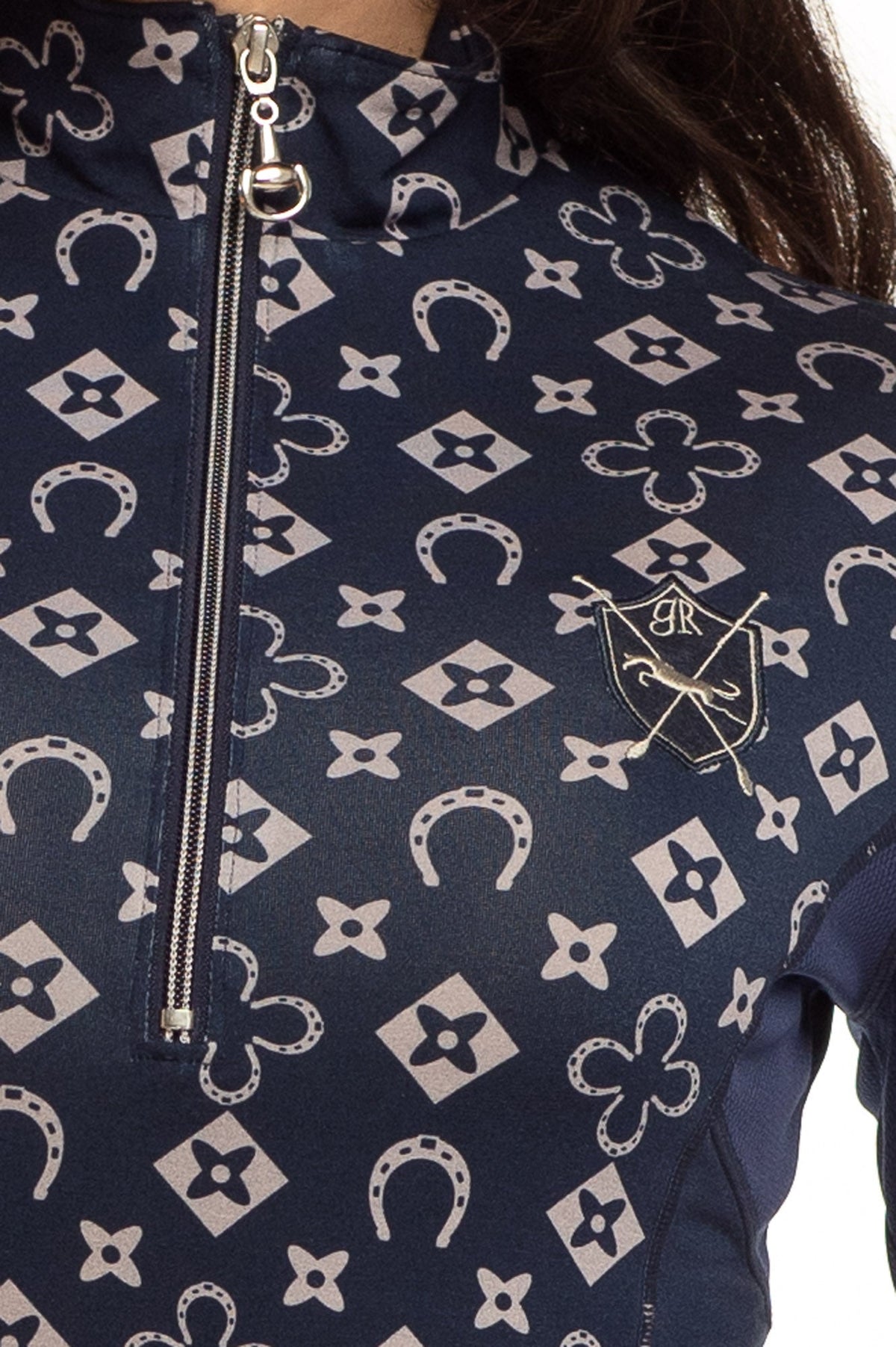 Goode Rider - Ideal Show Shirt (Long Sleeve) - Equestrian Print