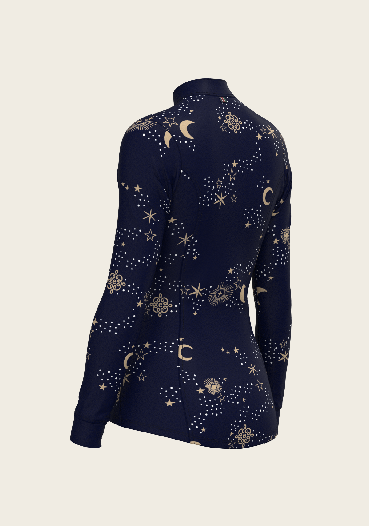  Espoir - Stars on Navy Quarter Zip Sun Shirt