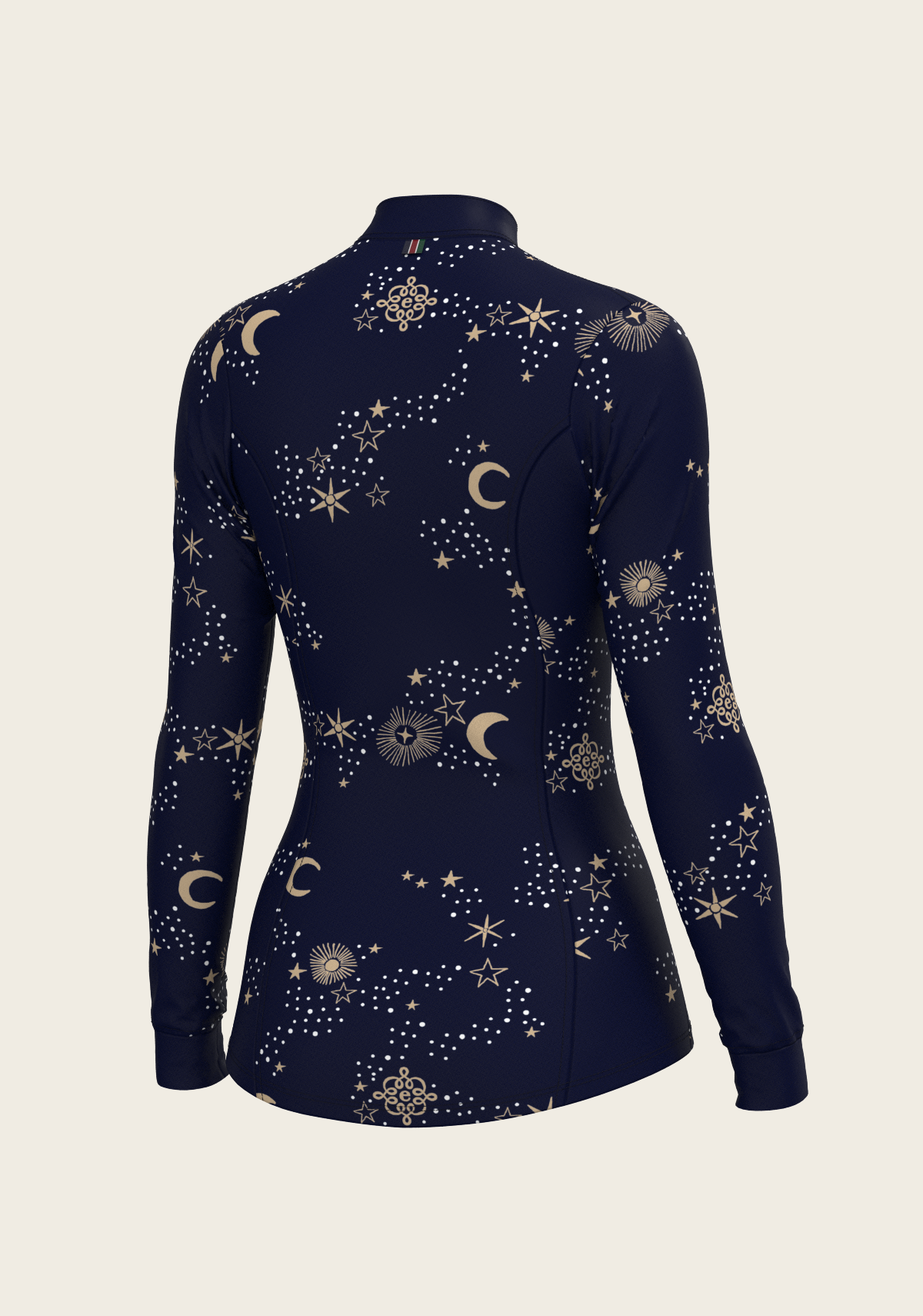  Espoir - Stars on Navy Quarter Zip Sun Shirt