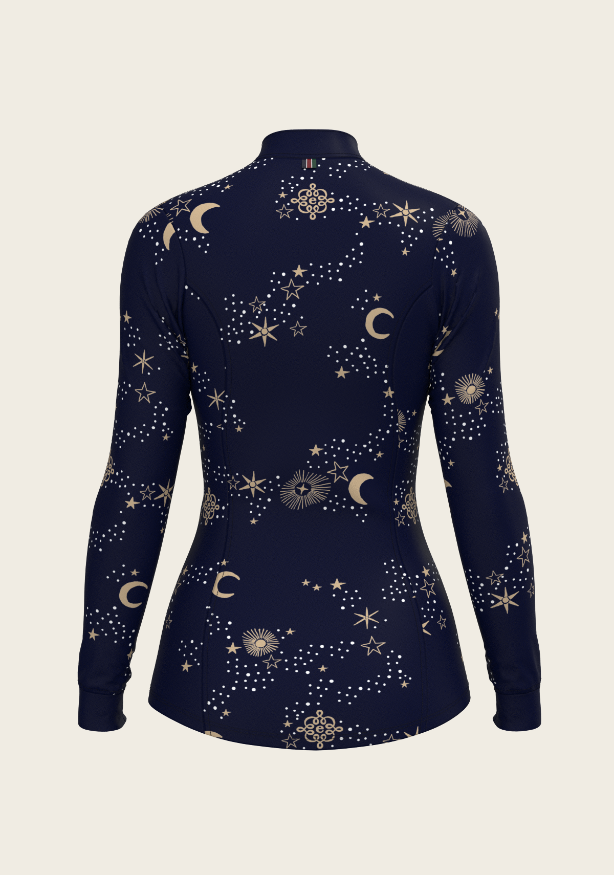  Espoir - Stars on Navy Quarter Zip Sun Shirt
