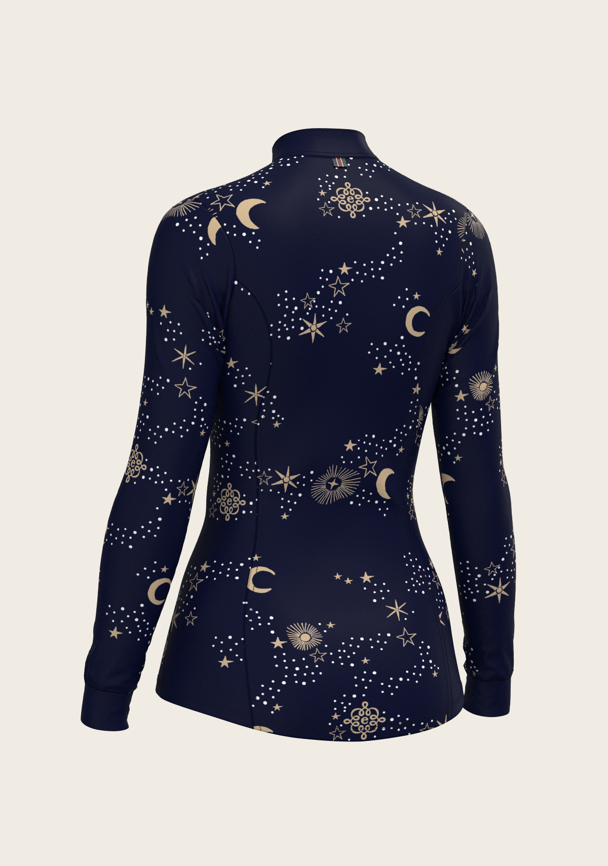 Espoir - Stars on Navy Quarter Zip Sun Shirt