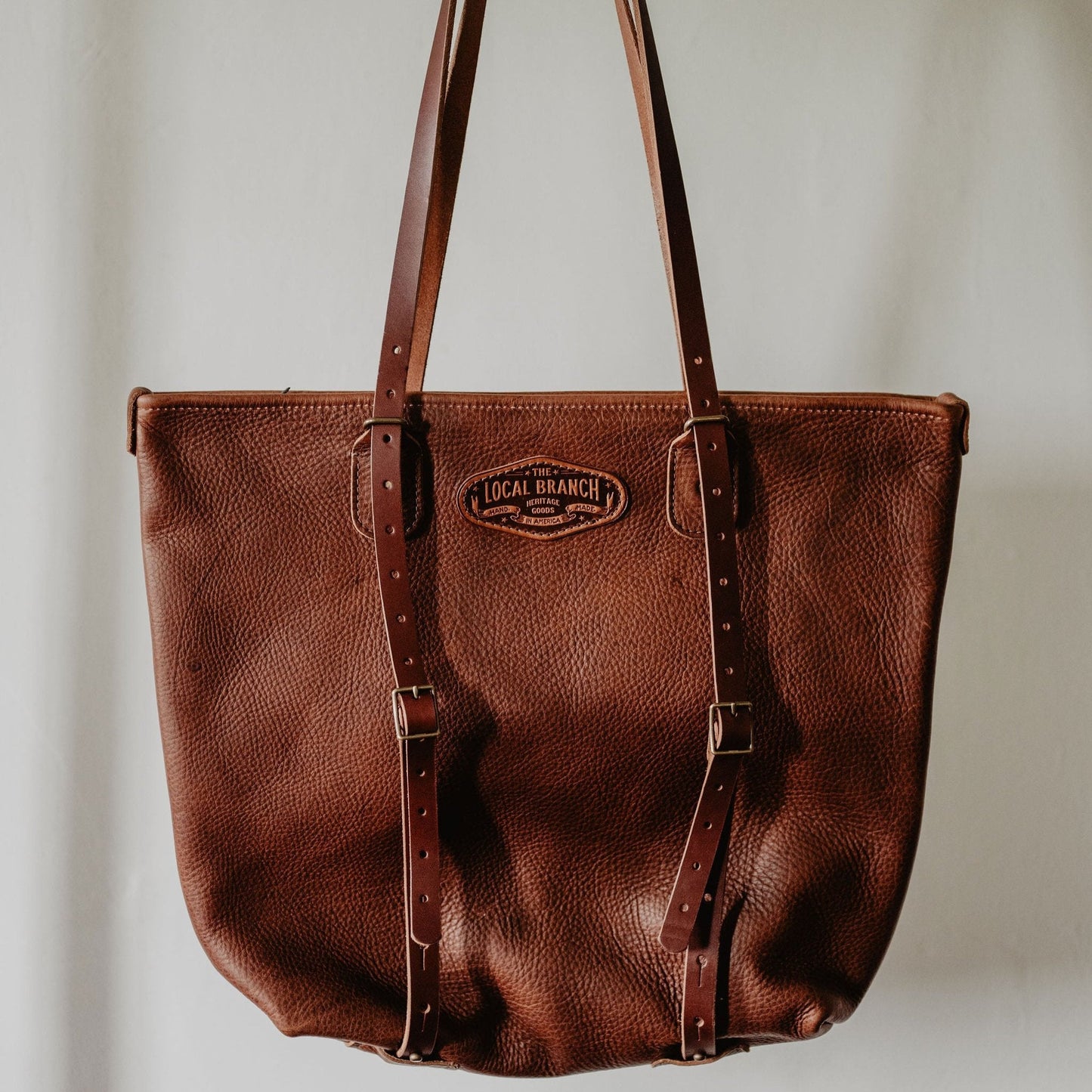 The Local Branch - Leather Crossroads Backpack Tote – USA Made