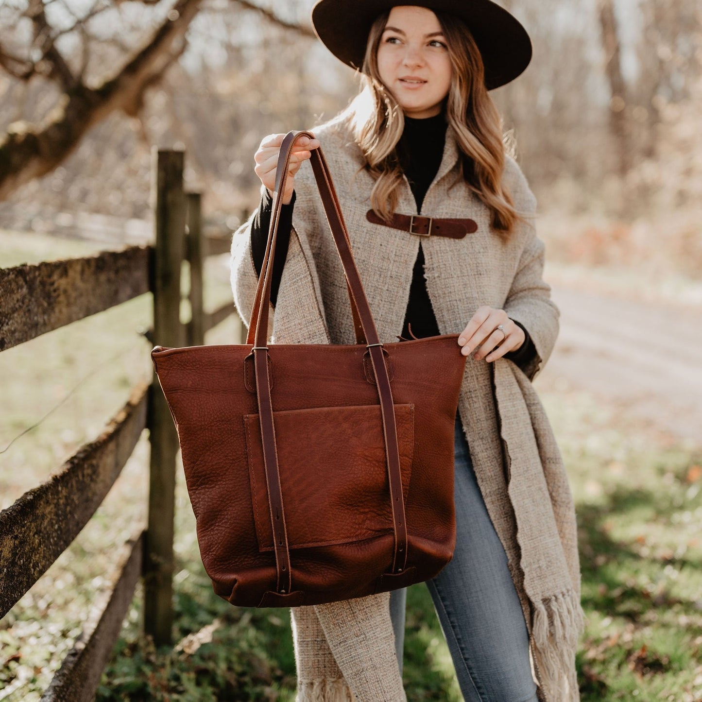 The Local Branch - Leather Crossroads Backpack Tote – USA Made