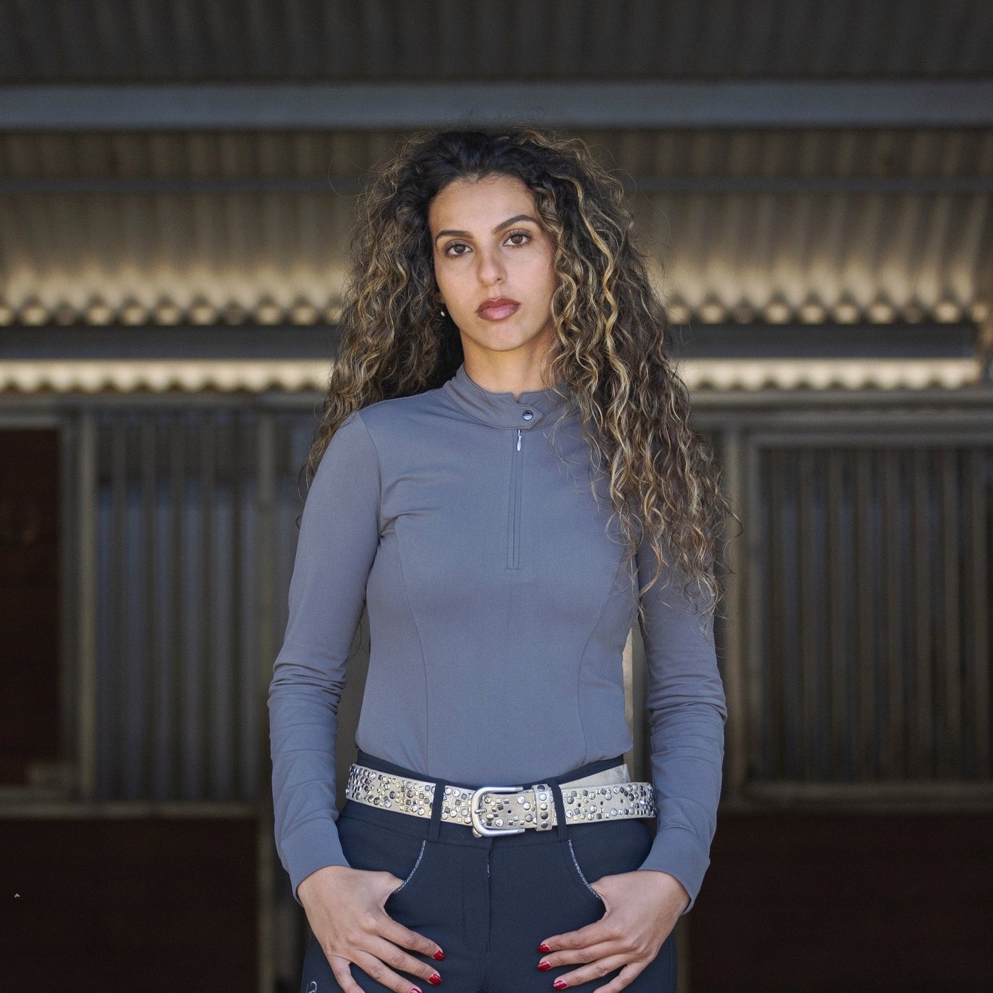 Halter Ego - Julia Long Sleeve Riding Shirt