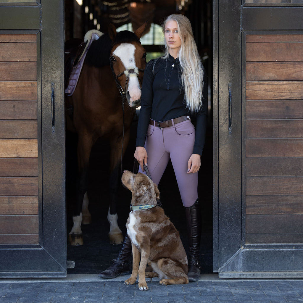 Halter Ego - Azura Leather Dog Collar