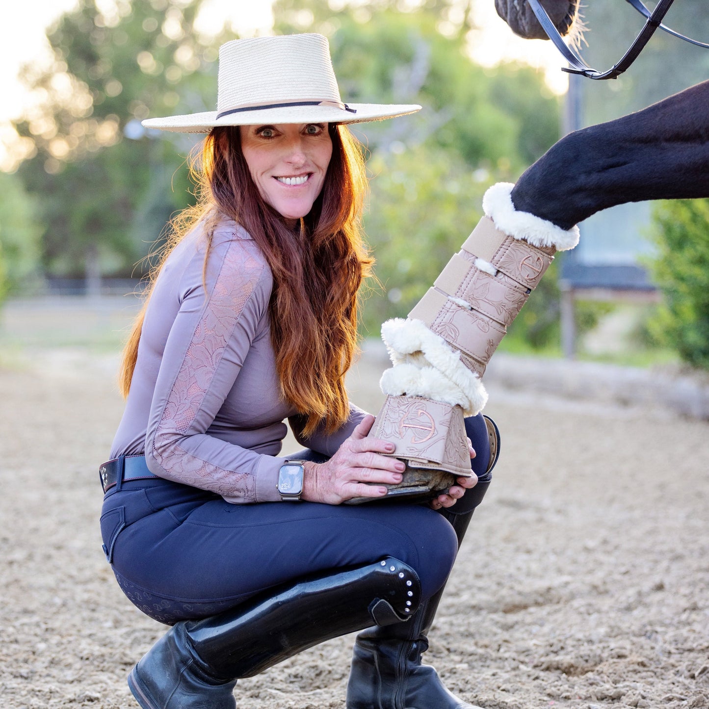 Halter Ego - Romance Collection Bell Boots - Champagne