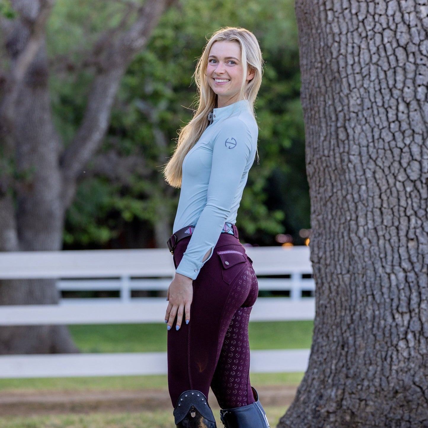 Halter Ego - Kimberly Full Seat Breeches - Wine