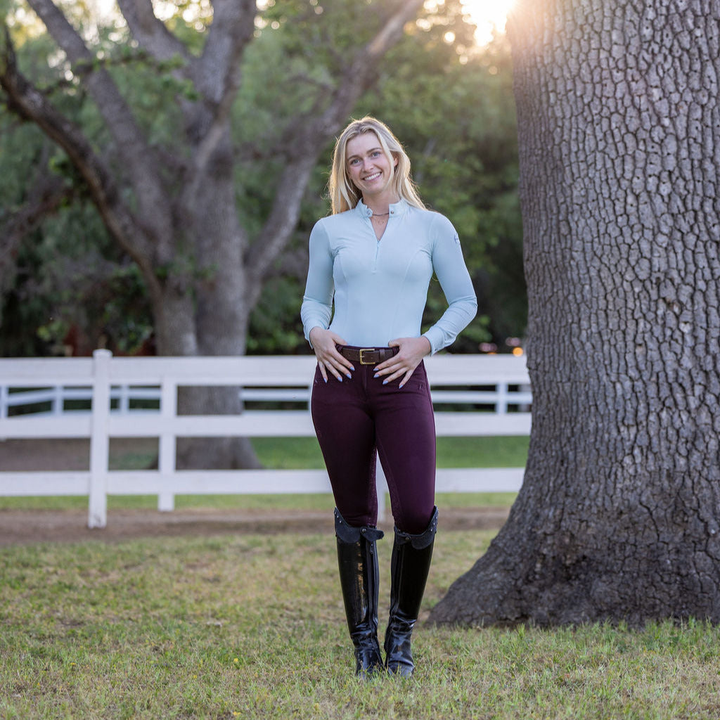 Halter Ego - Kimberly Full Seat Breeches - Wine