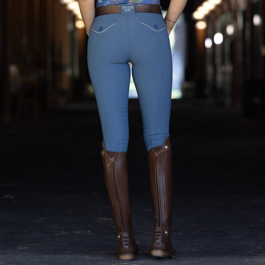 Halter Ego - Evolution Knee Patch Breeches - Carolina Blue