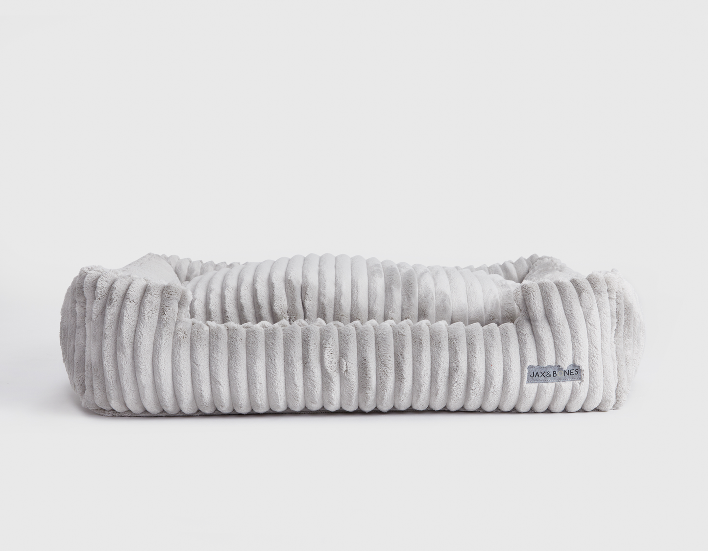 Jax & Bones - Luna Grey Corduroy Lounge Dog Bed