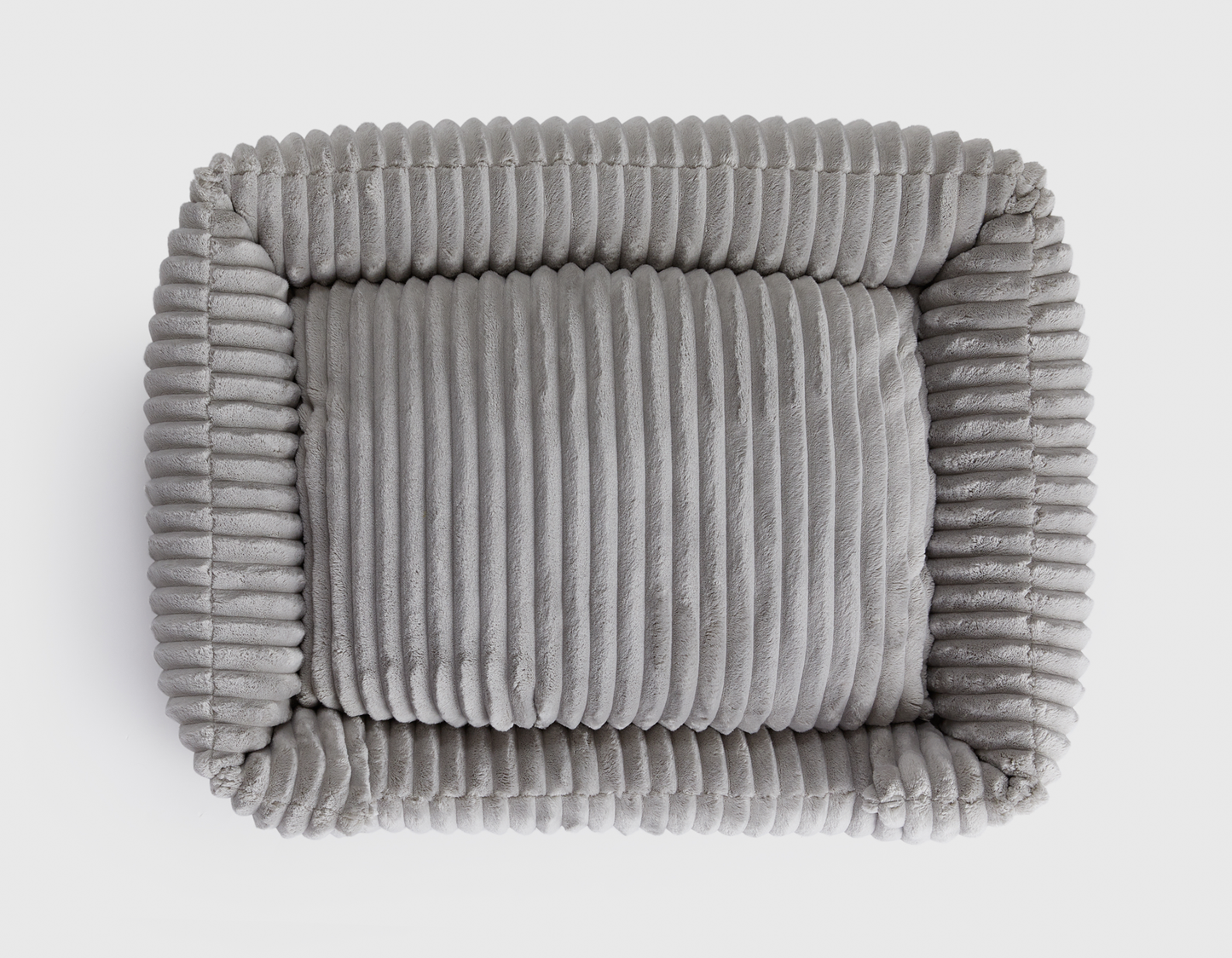 Jax & Bones - Luna Grey Corduroy Lounge Dog Bed