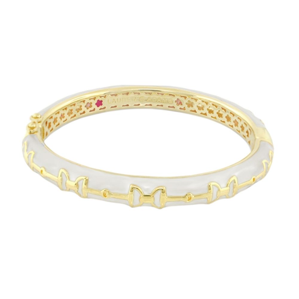 Lauren G Adams - Equestrian Stirrup Bangle - Bit