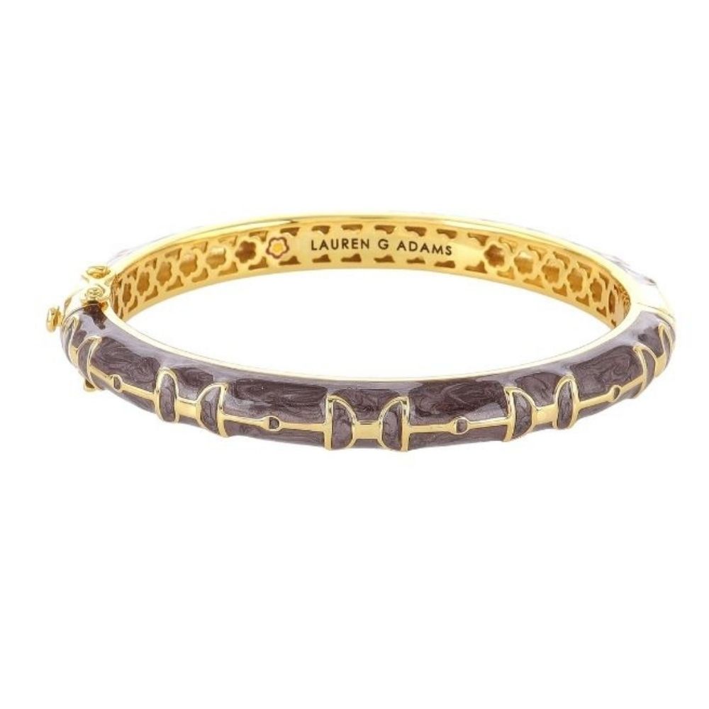 Lauren G Adams - Equestrian Stirrup Bangle - Bit