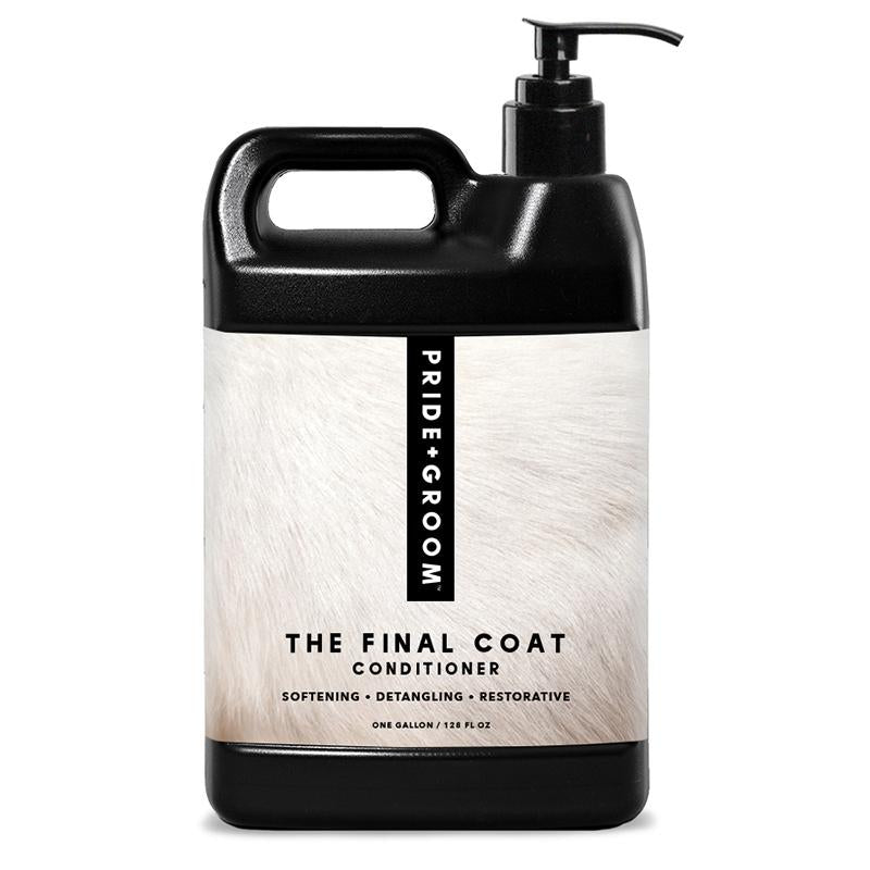 PRIDE+GROOM THE FINAL COAT Dog Conditioner — All-Natural, Vegan, Hypoallergenic Conditioner for a Soft, Shiny Coat