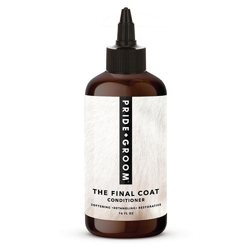 PRIDE+GROOM THE FINAL COAT Dog Conditioner — All-Natural, Vegan, Hypoallergenic Conditioner for a Soft, Shiny Coat