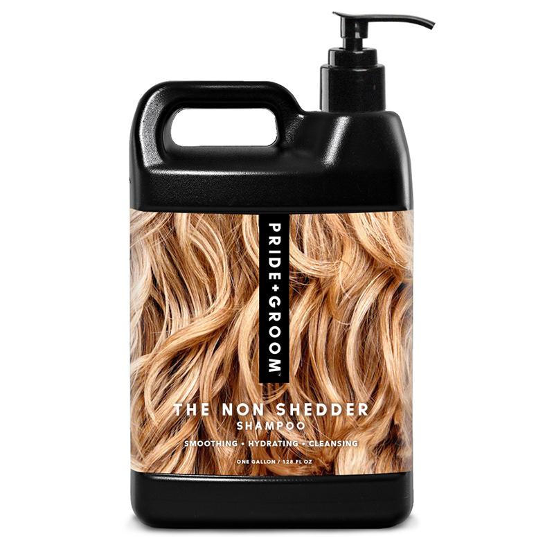 PRIDE+GROOM THE NON SHEDDER Dog Shampoo — Hydrating, Detangling, Hypoallergenic Formula for Doodles and all Non-Shedding Breeds