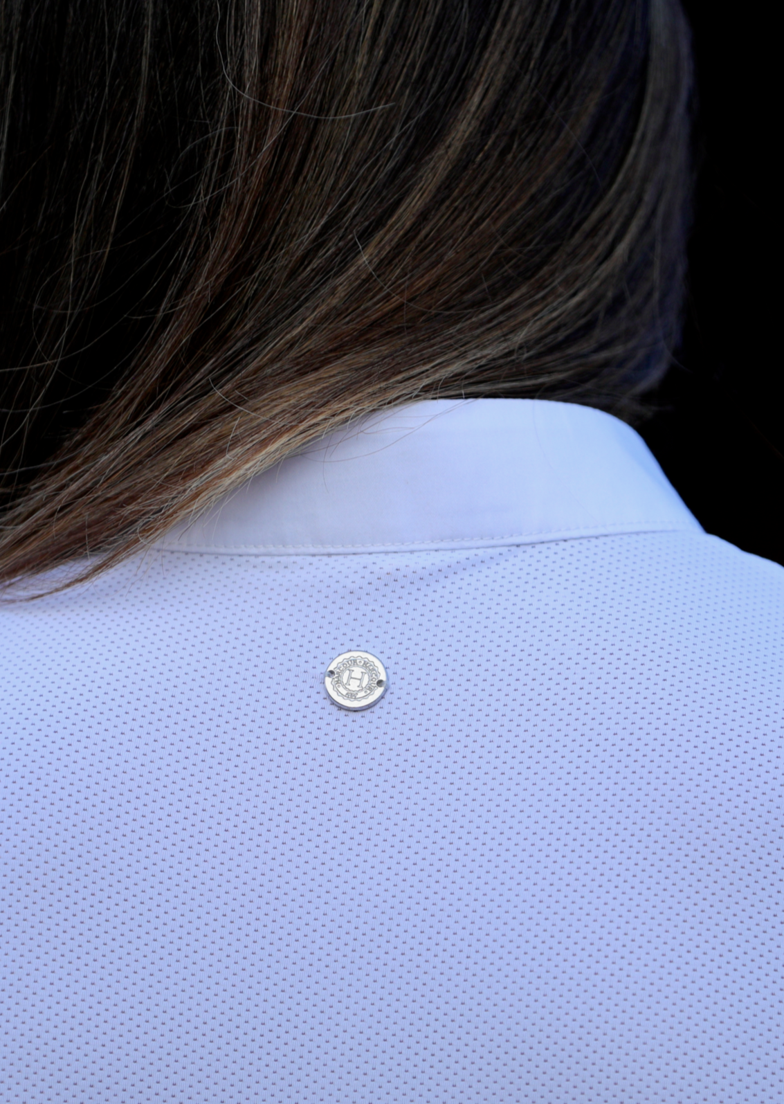 Harcour USA - Paola - Women's Competition Shirt in White Long Sleeve