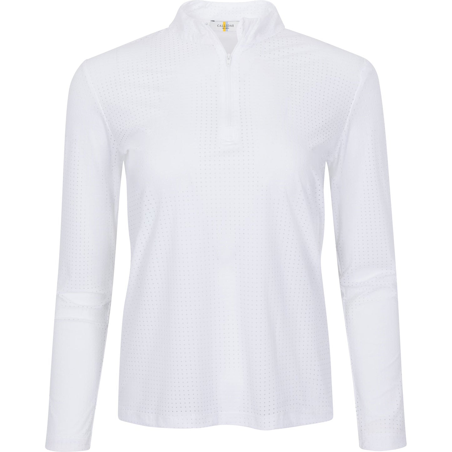 CALLIDAE - The Lightweight Perforated Performance Quarter Zip | Breathable Equestrian & Sport Shirt