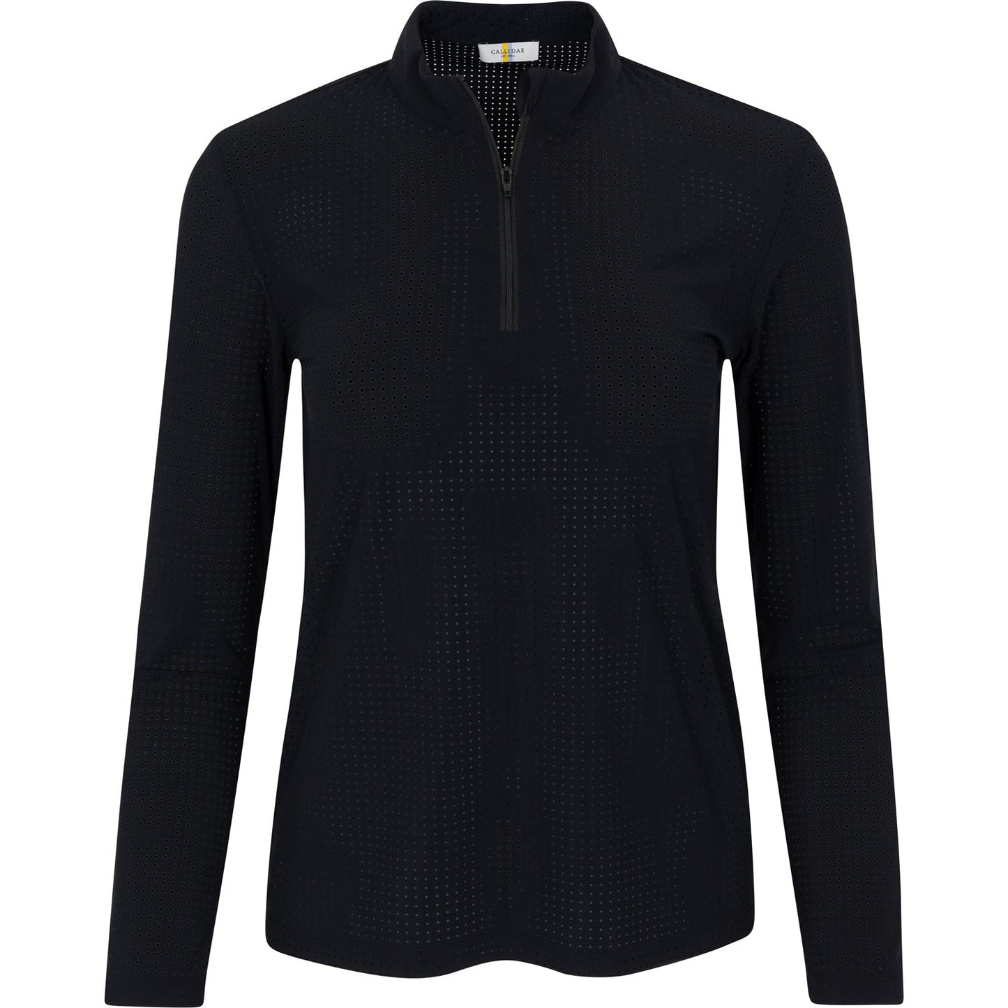 CALLIDAE - The Lightweight Perforated Performance Quarter Zip | Breathable Equestrian & Sport Shirt