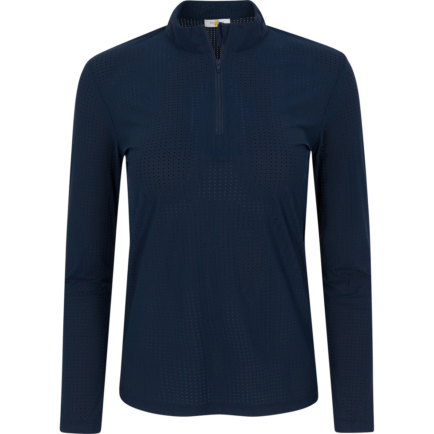 CALLIDAE - The Lightweight Perforated Performance Quarter Zip | Breathable Equestrian & Sport Shirt