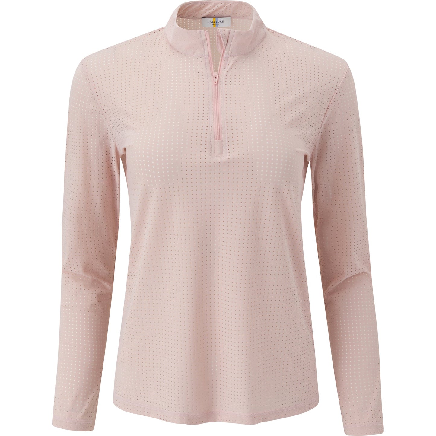 CALLIDAE - The Lightweight Perforated Performance Quarter Zip | Breathable Equestrian & Sport Shirt
