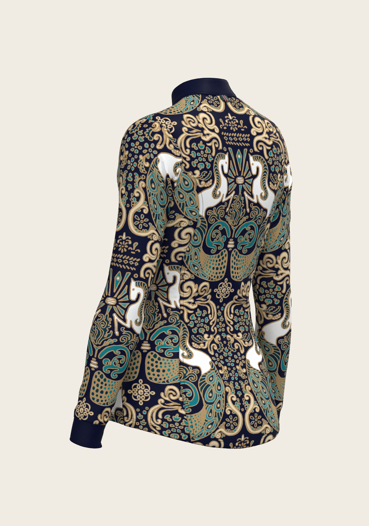Espoir - Mermaid Horses Quarter Zip Sun Shirt