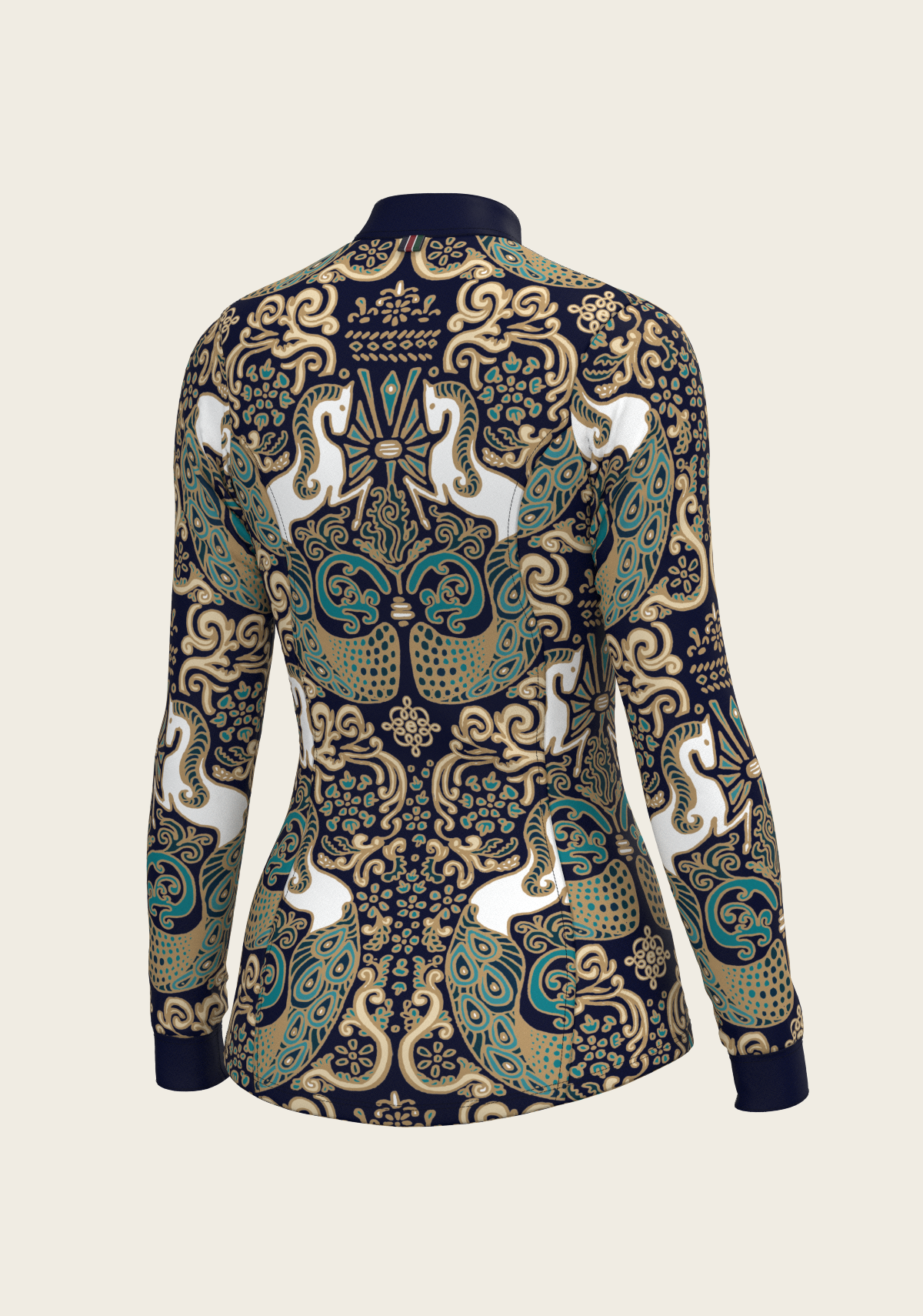 Espoir - Mermaid Horses Quarter Zip Sun Shirt