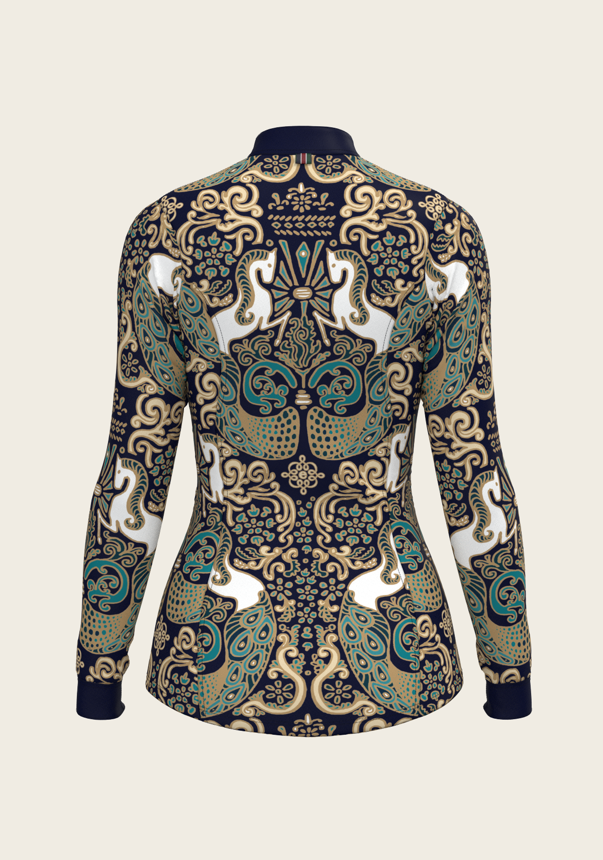Espoir - Mermaid Horses Quarter Zip Sun Shirt