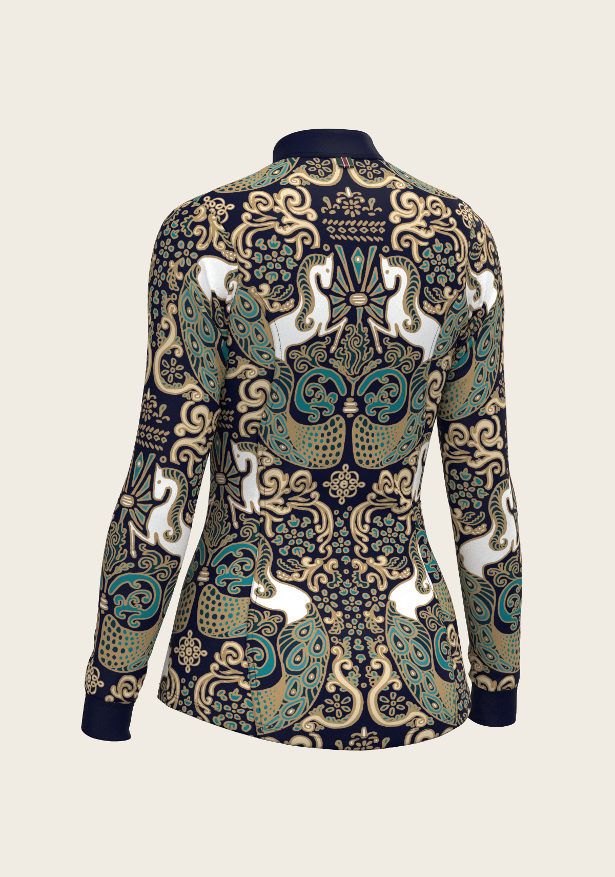 Espoir - Mermaid Horses Quarter Zip Sun Shirt