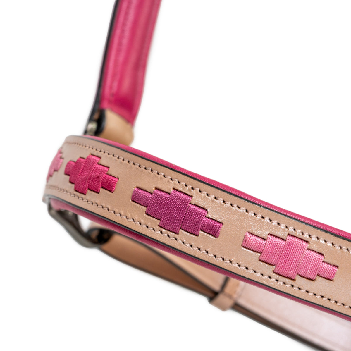Halter Ego - Rosé Lumière Leather Halter