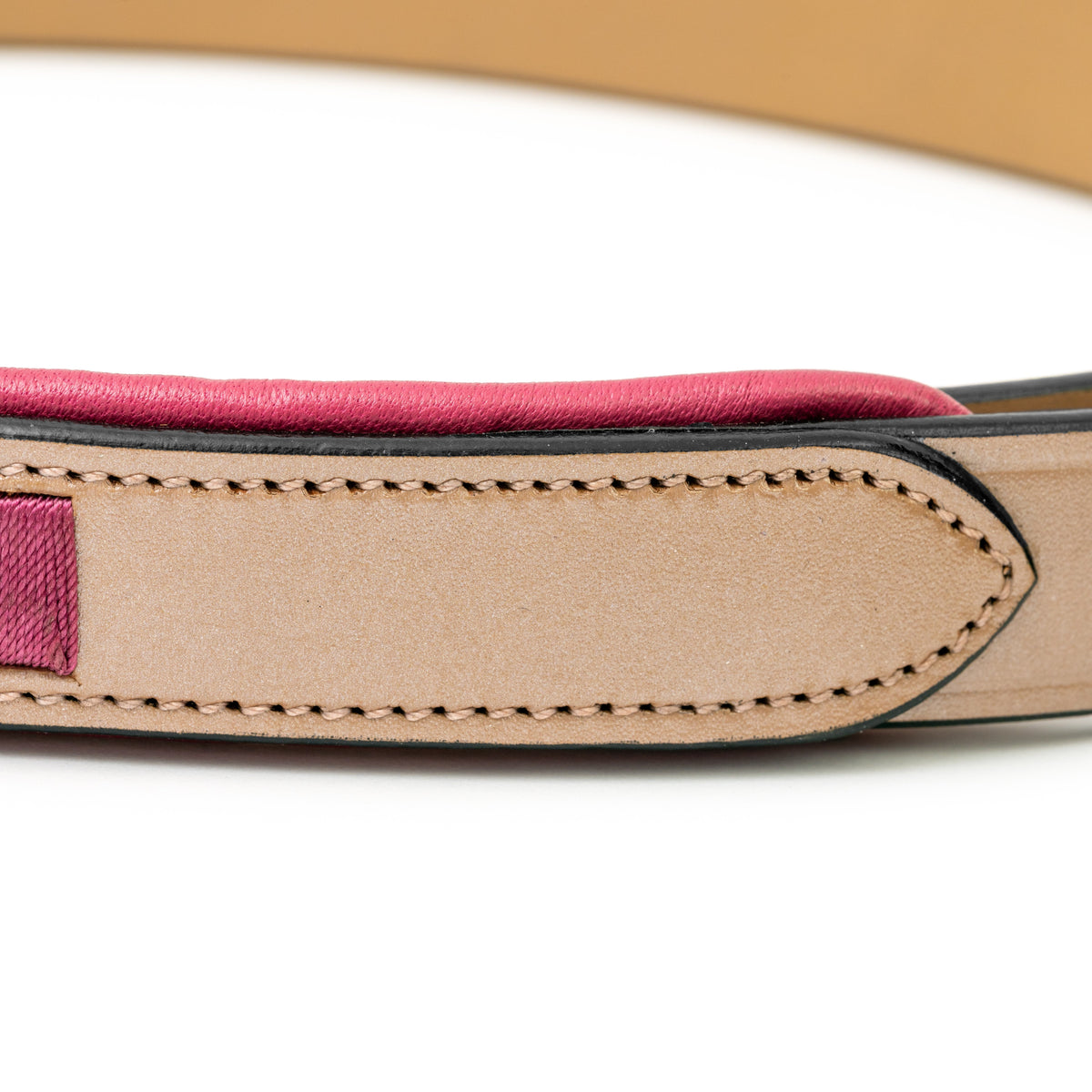 Halter Ego - Rosé Lumière Leather Lead Shank