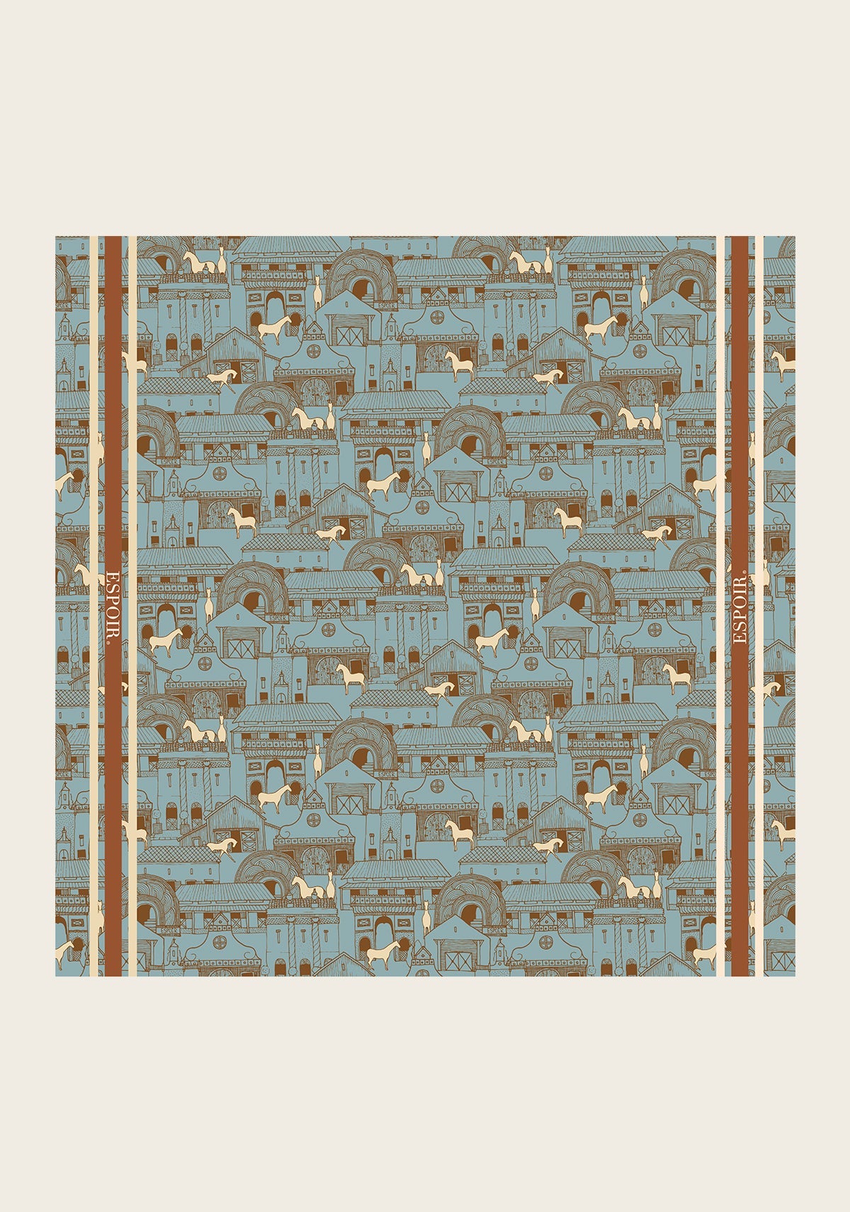 Espoir - Horse Town Symphony Square Scarf