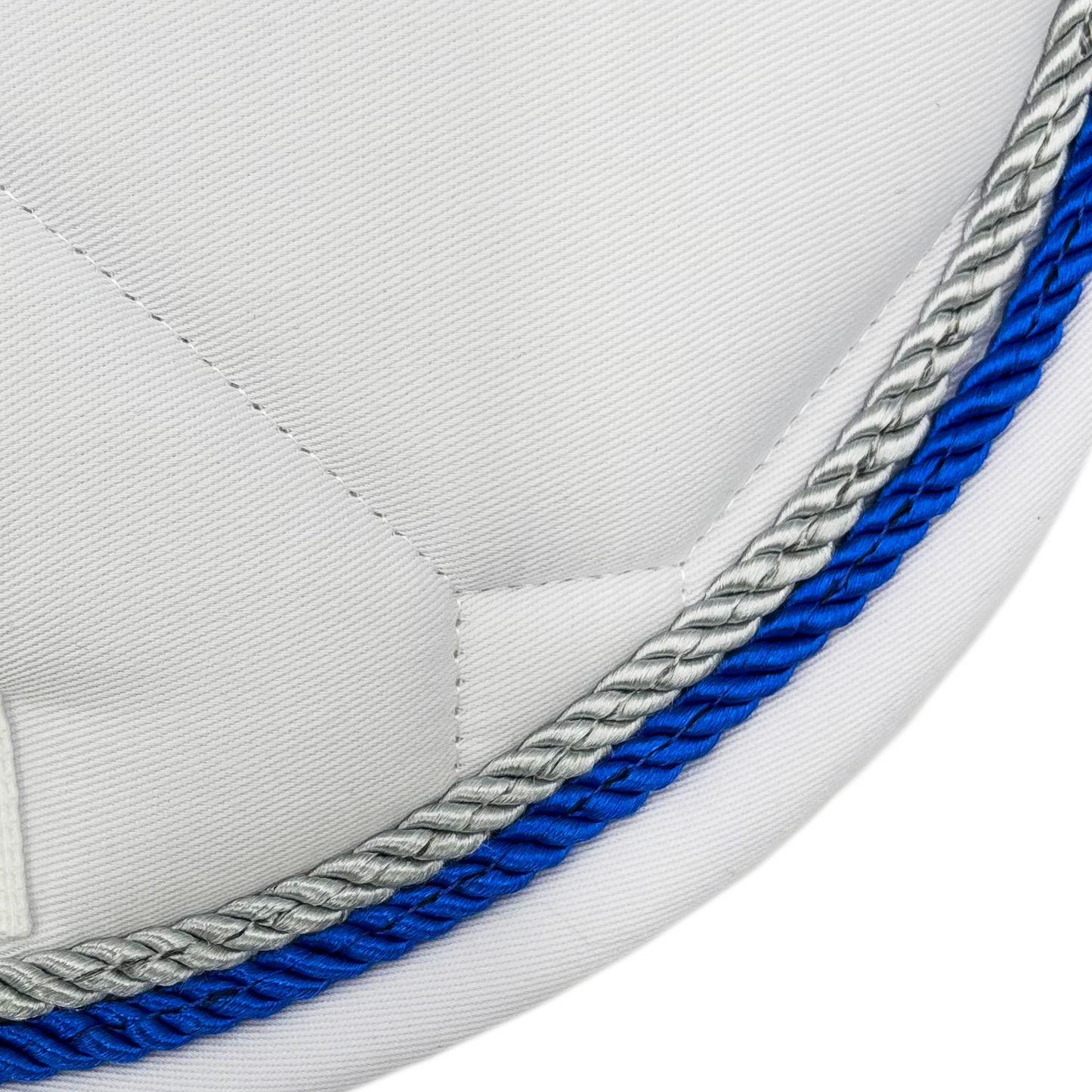 Majyk Equipe - White Classica Cotton Euro Saddle pad